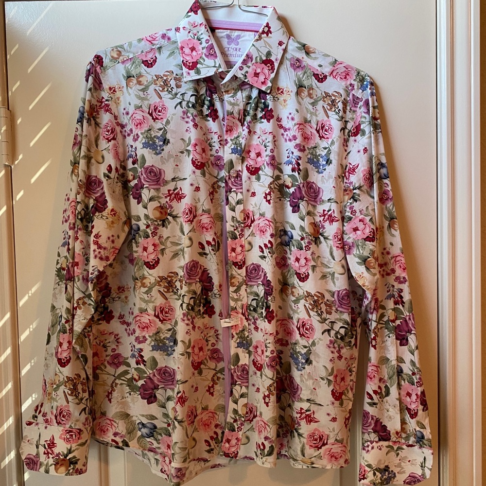 White Floral shirt